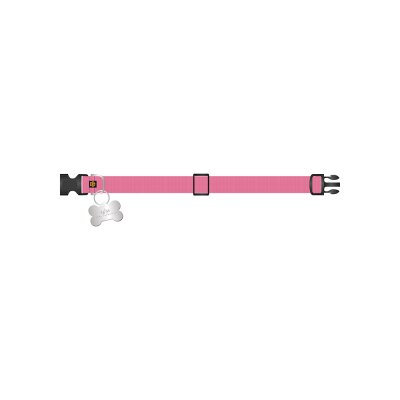 Alpha Industries Basic Dog-Tag Collar Hundehalsband pink L