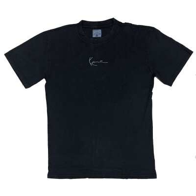 Karl Kani Herren T-Shirt Small Signature Washed black