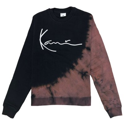 Karl Kani Herren Sweater Signature bleached black