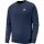 Nike Herren Sweater Sportswear Club Fleece midnight navy/white
