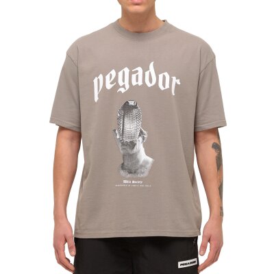 Pegador Herren Oversized T-Shirt Naja washed frost grey XXL