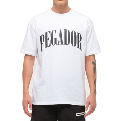 Pegador Herren Oversized T-Shirt Cali white black XXL