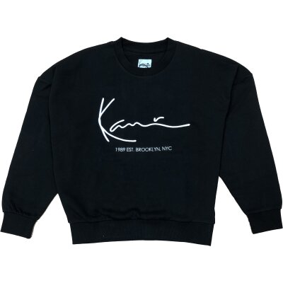 Karl Kani Damen Oversized Sweater Signature BRK black