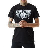 New Era Herren T-Shirt New York Yankees Photographic Wordmark black
