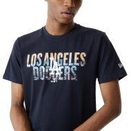 New Era Herren T-Shirt Los Angeles Dodgers Photographic Wordmark navy