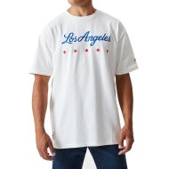 New Era Herren MLB T-Shirt Oversized Heritage Los Angeles Dodgers white