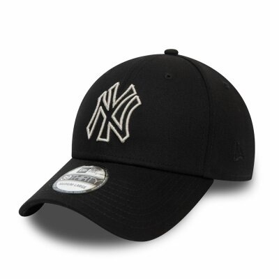 New Era 39THIRTY Cap Tonal New York Yankees schwarz