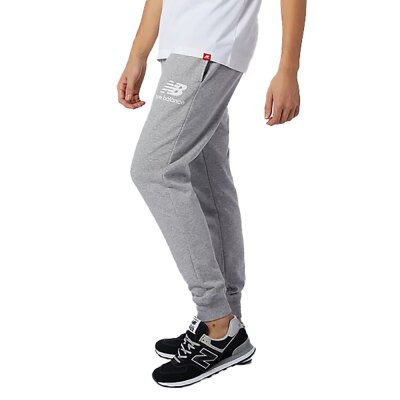 New Balance Essentials Stacked Logo Slim Sweatpants athletic grey S