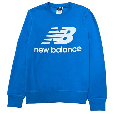 New Balance Essentials Stacked Logo Sweater light blue S