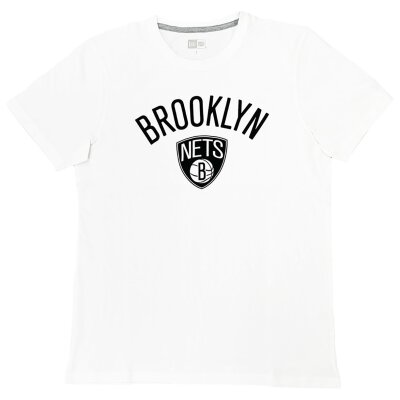 New Era Herren T-Shirt NBA Brooklyn Nets Logo white