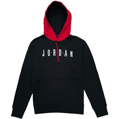Nike Jordan Jumpman Air Hoodie Graphic Fleece black/gym red S