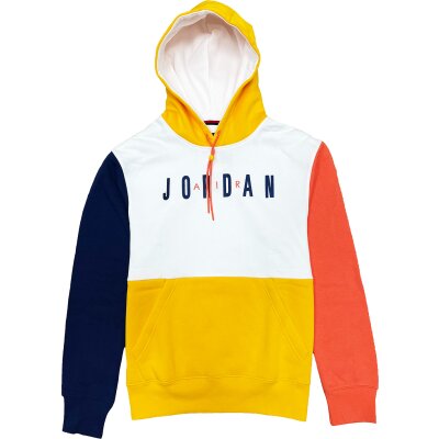Nike Jordan Jumpman Air Hoodie Graphic Fleece white/universty gold L
