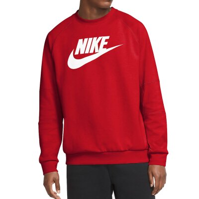 Nike Sportswear Fleece Sweater university red/white