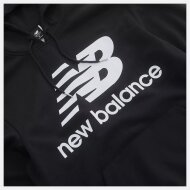 New Balance Herren Hoodie Essentials Stacked Logo black