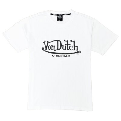 Von Dutch Herren T-Shirt Lennon white S