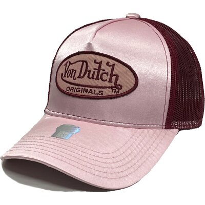 Von Dutch Trucker Cap Satin pink/red