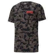 PUMA Herren T-Shirt Core Camo AOP black