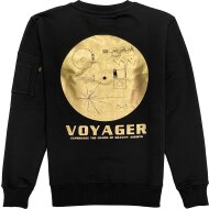 Alpha Industries Herren Sweater NASA Voyager black