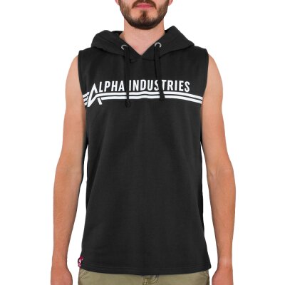 Alpha Industries Herren Hooded Tank Alpha Industries black