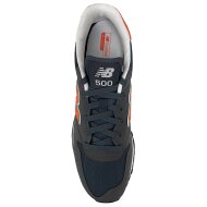 New Balance Herren Sneaker 500 dark grey/orange
