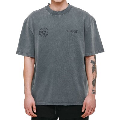 Pegador Herren Mike Oversized T-Shirt vintage grey XS