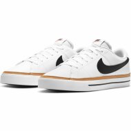 Nike Herren Sneaker Court Legacy white/black desert ochre-gum light brown