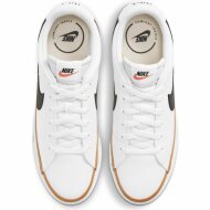 Nike Herren Sneaker Court Legacy white/black desert ochre-gum light brown