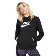 Nike Damen Hoodie Sportswear Essential Fleece black/white