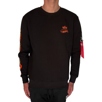 Alpha Industries Herren Sweater Flame black XL