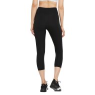 Nike One Cropped Graphic Damen Leggings black/lt photo blue/chile red