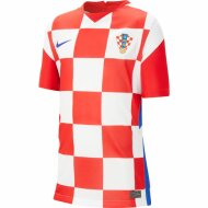Nike Kroatien Kinder Heimtrikot EM2021 white/university red/bright blue