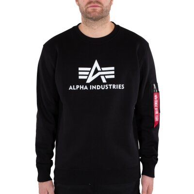 Alpha Industries Herren Sweater 3D Logo II black