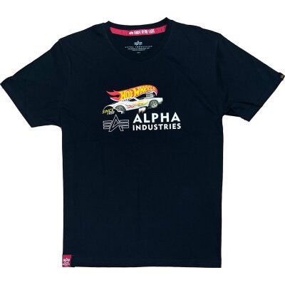 Alpha Industries Herren T-Shirt Rodger Dodger black L