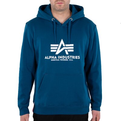 Alpha Industries Herren Hoodie Basic Logo naval blue