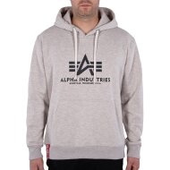 Alpha Industries Herren Hoodie Basic Logo hazel melange