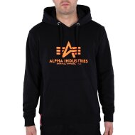 Alpha Industries Herren Hoodie Basic Logo Reflective...