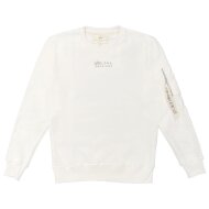 Alpha Industries Herren Sweater Organics EMB organic white