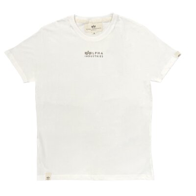 Alpha Industries Herren T-Shirt Organics EMB organic white S