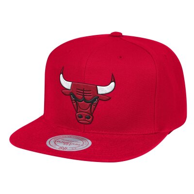 Mitchell & Ness NBA Team Ground Snapback OS Chicago Bulls red