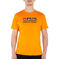 Alpha Industries Herren T-Shirt Alpha Block-Logo alpha...