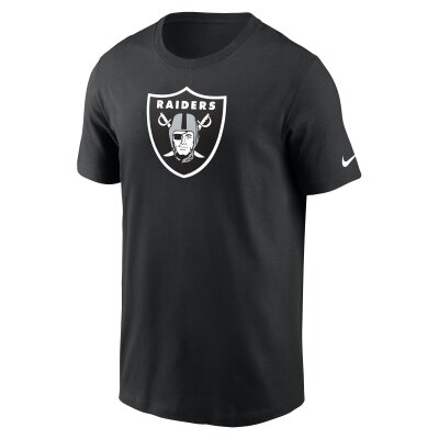 Nike Herren T-Shirt NFL Logo Essential Las Vegas Raiders black