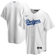 Nike Official Replica Home Jersey MLB Los Angeles Dodgers white