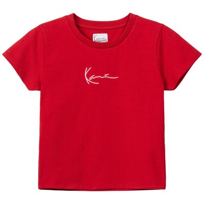 Karl Kani Damen Short T-Shirt Small Signature Short red XS