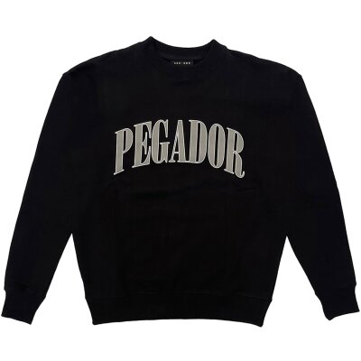 Pegador Herren Cali Oversized Sweater black shadow grey