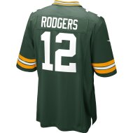 Nike Game Jersey NFL Green Bay Packers Rodgers 12 green