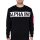 Alpha Industries Herren Sweater Printed Stripe black