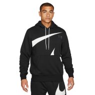 Nike Herren Hoodie Sportswear Swoosh black/white