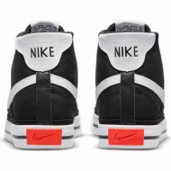 Nike Herren Sneaker Nike Court Legacy Canvas Mid black/white-team orange