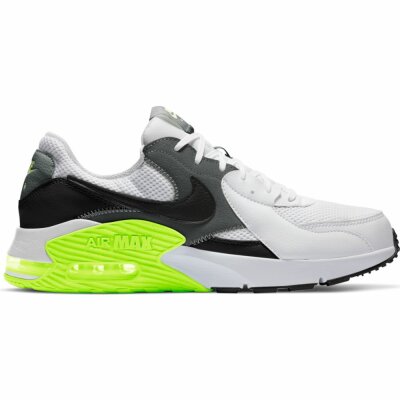 Nike Herren Sneaker Nike Air Max Excee white/black-iron grey-volt 44 | 10