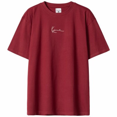 Karl Kani T-Shirt Small Signature Essential dark red XXL